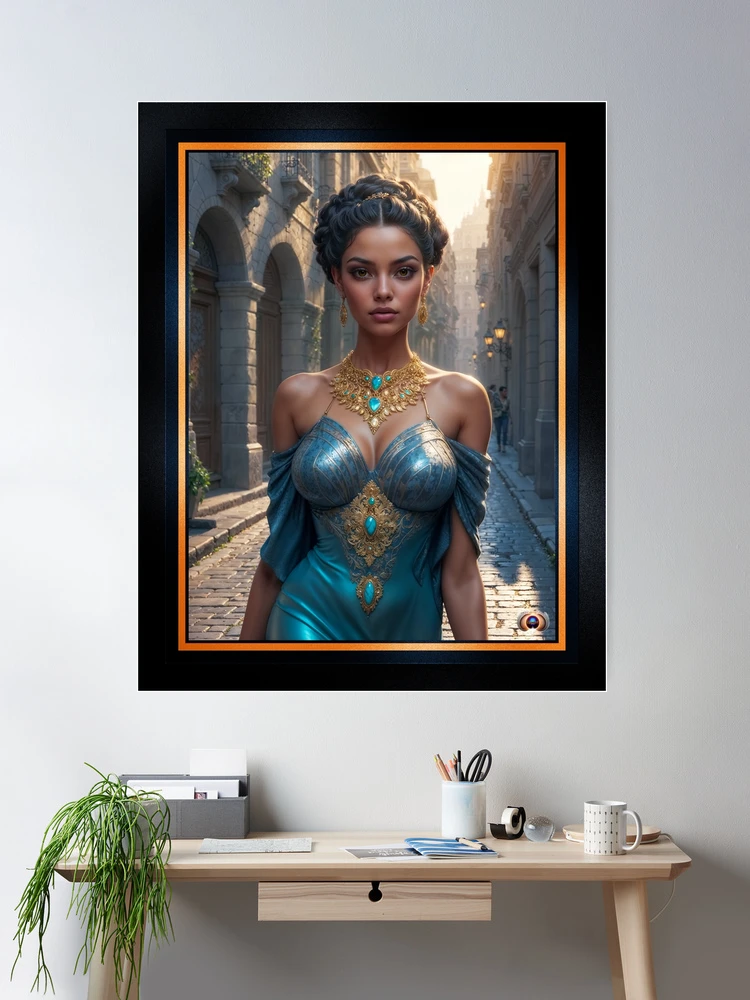 A Venetian Reverie, Capturing The Ethereal Beauty Of Aitzane Xantala AI Concept Art by Xzendor7 2 A Venetian Reverie, Capturing The Ethereal Beauty Of Aitzane Xantala Alluring AI Concept Art by Xzendor7 Room Decor Poster Art Print