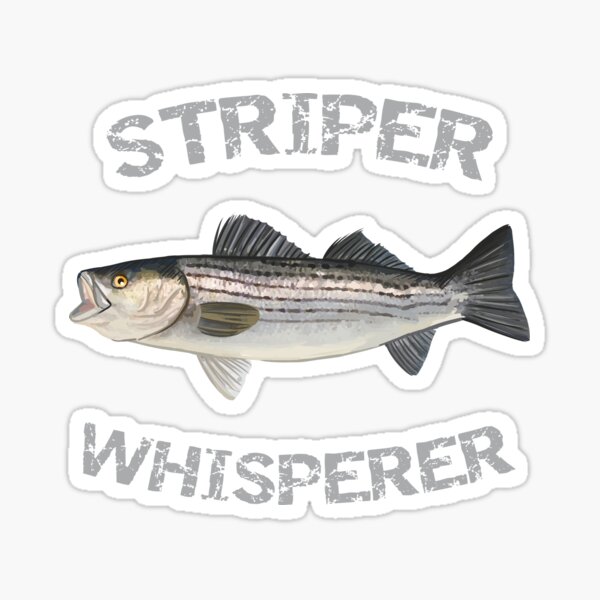 Vista previa del artículo con la obra «Striper Whisperer | Bajo rayado | Striper», diseñado y vendido por blueshore.