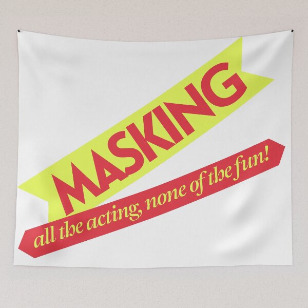Item preview, Masking! Neurodivergent camo. designed and sold by CatDadstrophe's Wares.