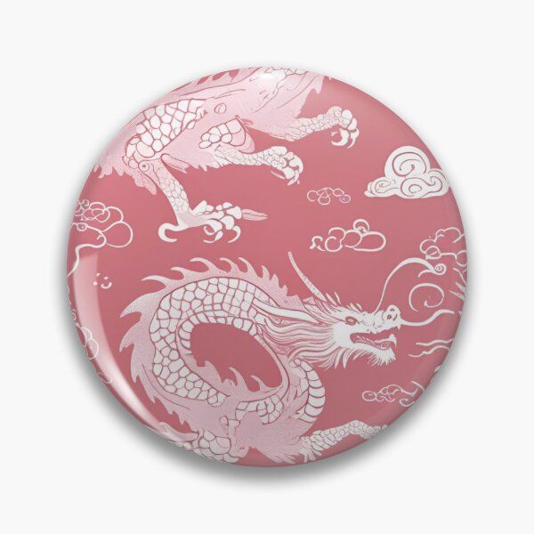 Item preview, Eastern Pink Dragon Pattern designed and sold by PatronesKawai.