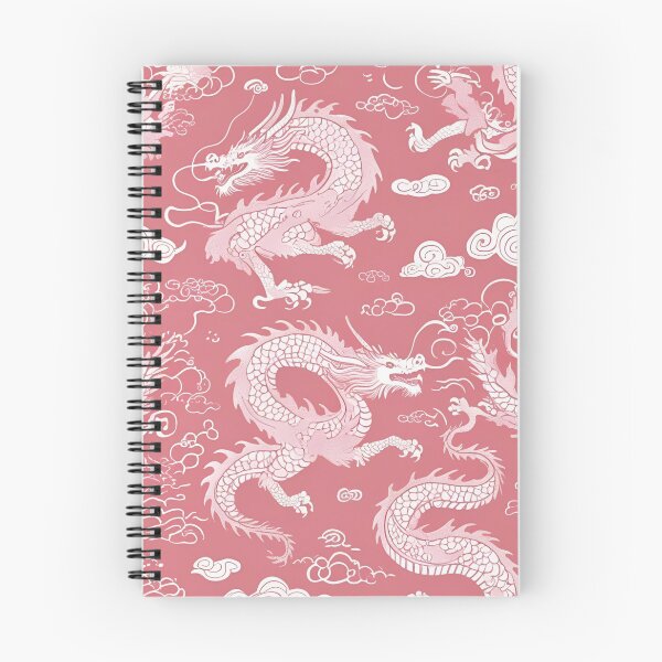 Item preview, Eastern Pink Dragon Pattern designed and sold by PatronesKawai.