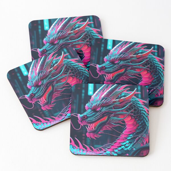 Item preview, Cyber Punk Dragon Pattern designed and sold by PatronesKawai.