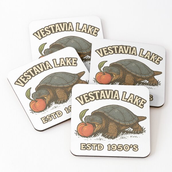Item preview, Vestavia lake tiny rambo snapping turtle peach designed and sold by Michael Garber.
