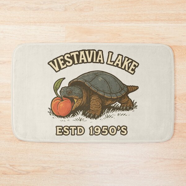 Item preview, Vestavia lake tiny rambo snapping turtle peach designed and sold by Michael Garber.