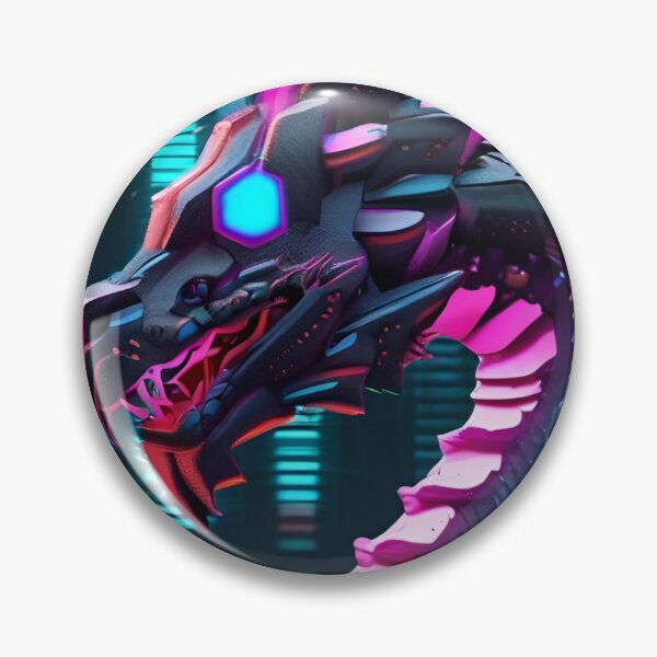 Item preview, Cyber Punk Dragon Pattern designed and sold by PatronesKawai.