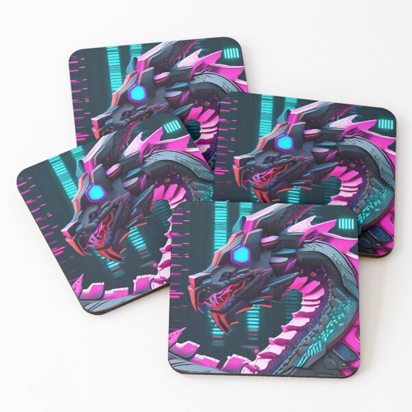 Item preview, Cyber Punk Dragon Pattern designed and sold by PatronesKawai.