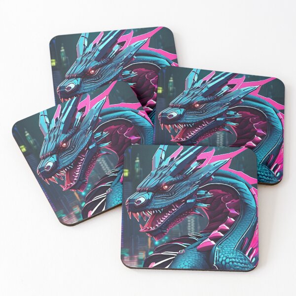Item preview, Cyber Punk Dragon Pattern designed and sold by PatronesKawai.