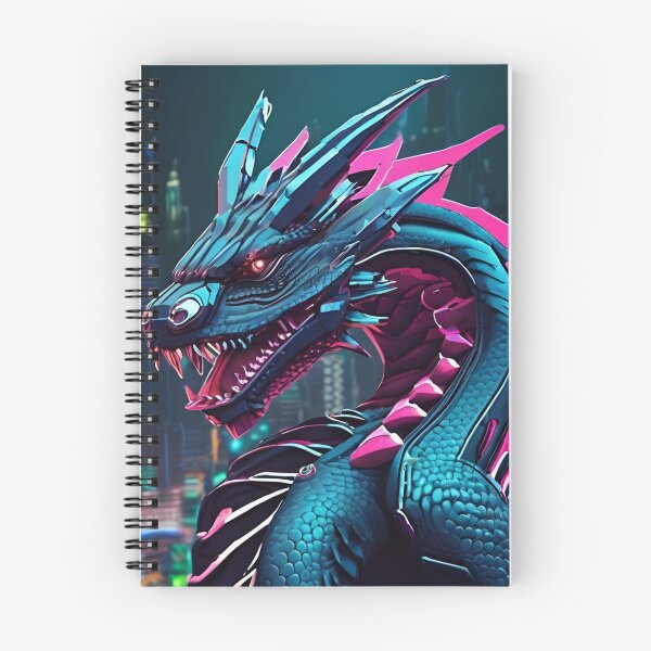 Item preview, Cyber Punk Dragon Pattern designed and sold by PatronesKawai.