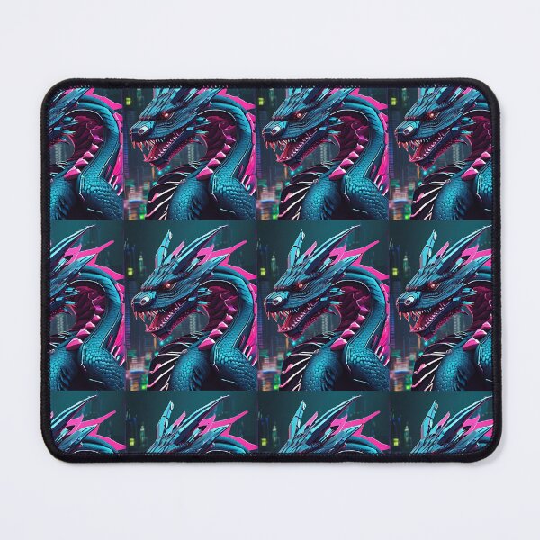 Item preview, Cyber Punk Dragon Pattern designed and sold by PatronesKawai.