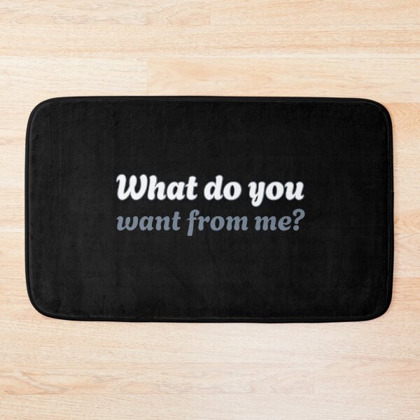 Item preview, What do you want from me? designed and sold by Kid Wits Ink  "Wise enough to leave a lasting impression!".