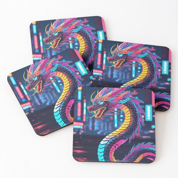 Item preview, Cyber Punk Dragon Pattern designed and sold by PatronesKawai.