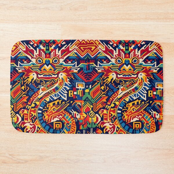 Item preview, Dragon Pattern (Aztec version) designed and sold by PatronesKawai.