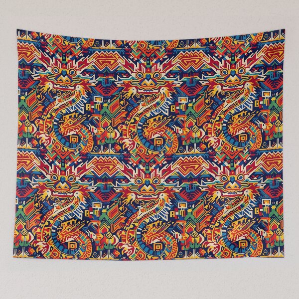 Item preview, Dragon Pattern (Aztec version) designed and sold by PatronesKawai.