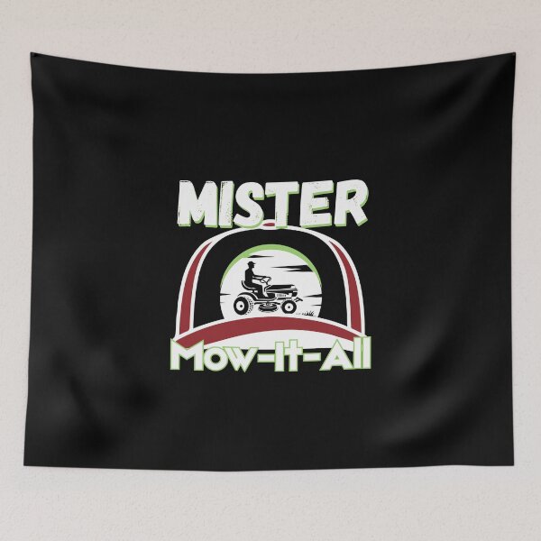Item preview, Mister Mow-It-All Funny Lawnmower Man designed and sold by SunandShade.