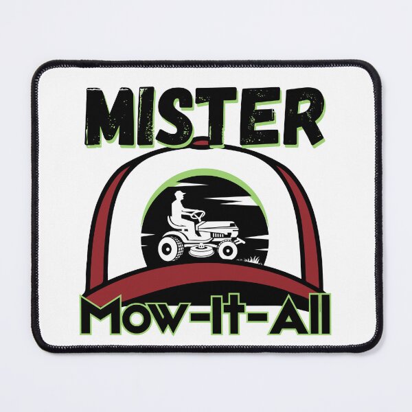 Item preview, Mister Mow-It-All Funny Lawnmower Man designed and sold by SunandShade.