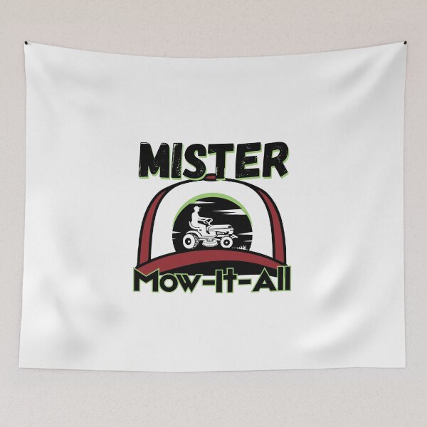 Item preview, Mister Mow-It-All Funny Lawnmower Man designed and sold by SunandShade.