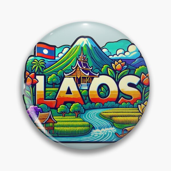 Item preview, Laos designed and sold by Myra365Art.