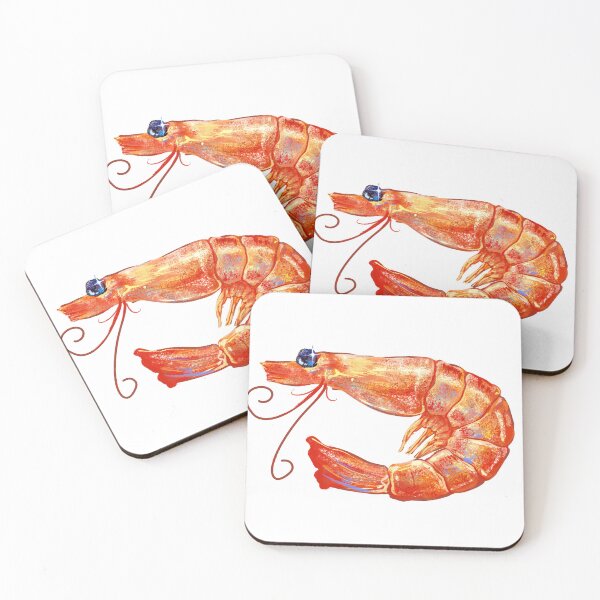 Item preview, Glitter shrimp-funny ocean animal art designed and sold by selk-i3.