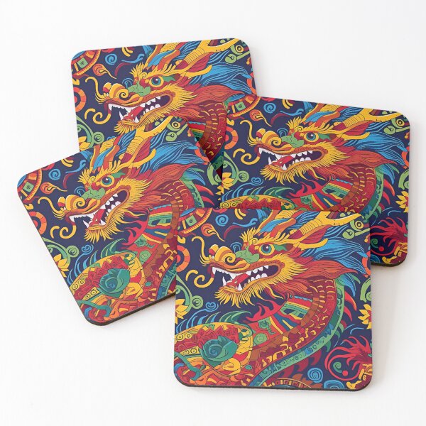 Item preview, Dragon Pattern (Aztec version) designed and sold by PatronesKawai.