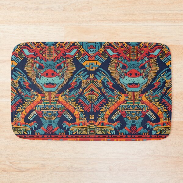 Item preview, Dragon Pattern (Aztec version) designed and sold by PatronesKawai.