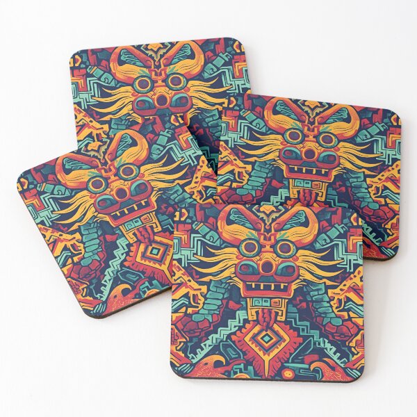 Item preview, Dragon Pattern (Aztec version) designed and sold by PatronesKawai.