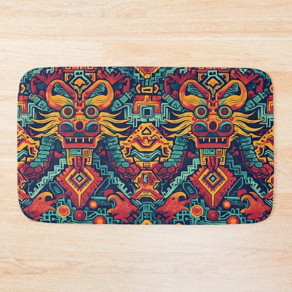 Item preview, Dragon Pattern (Aztec version) designed and sold by PatronesKawai.