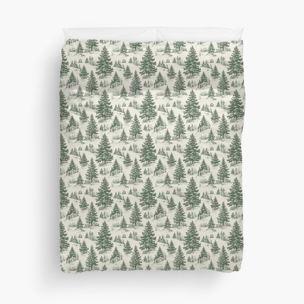 Item preview, Pine Tree Toile Print designed and sold by SezzyDesigns.