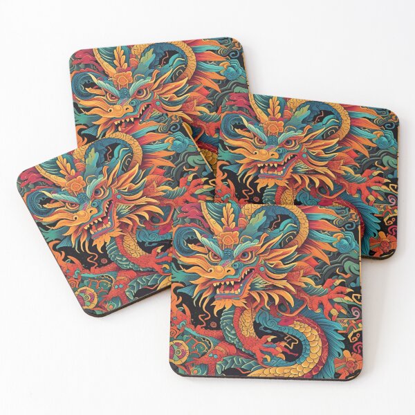 Item preview, Dragon Pattern (Aztec version) designed and sold by PatronesKawai.