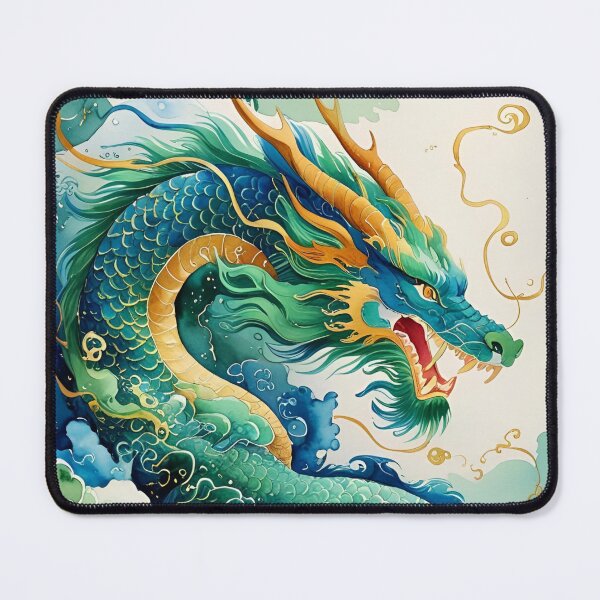 Item preview, Watercolor Sky Dragon Pattern designed and sold by PatronesKawai.