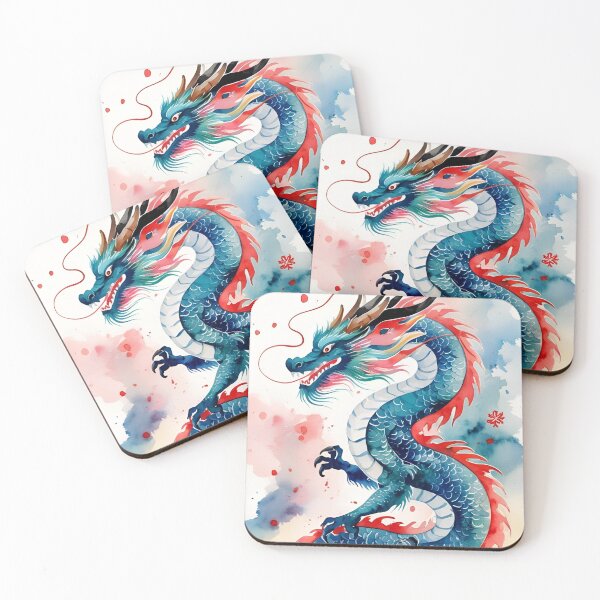 Item preview, Watercolor Sky Dragon Pattern designed and sold by PatronesKawai.