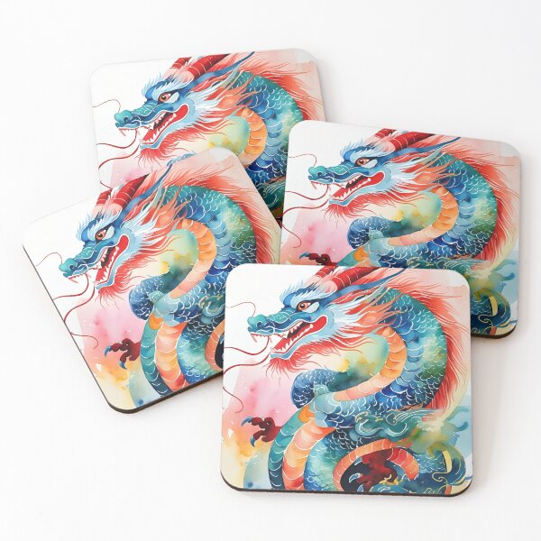 Item preview, Watercolor Sky Dragon Pattern designed and sold by PatronesKawai.