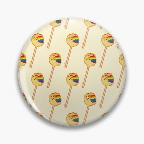 Item preview, CakePop LGBTQ+ Pride Month Vanilla designed and sold by DianubisArt.