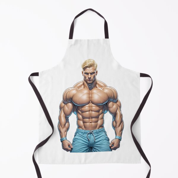 Item preview, Ultra Muscular Bodybuilder Sticker – Bold Fitness Art #121 designed and sold by ForeverPrintsOK.
