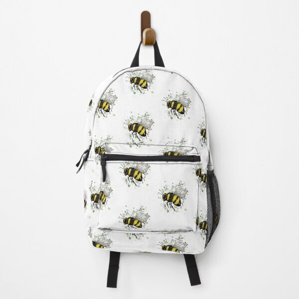 Item preview, Bumble Bee with Green Splashes, Hand Drawn Illustration, Insect designed and sold by JoyfulWhimsy.