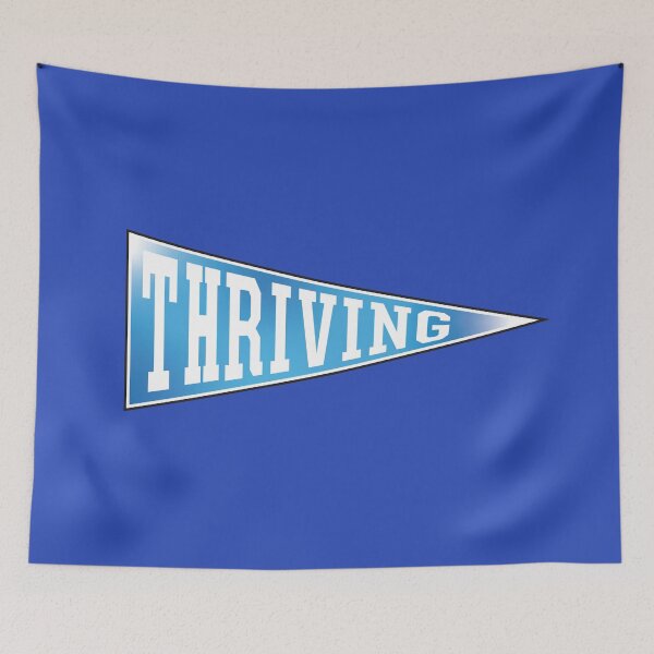 Item preview, THRIVING college varsity banner designed and sold by field3.
