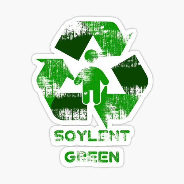 Artikel-Vorschau von Soylent-Grün-Logo im Used-Look, designt und verkauft von obstinator.