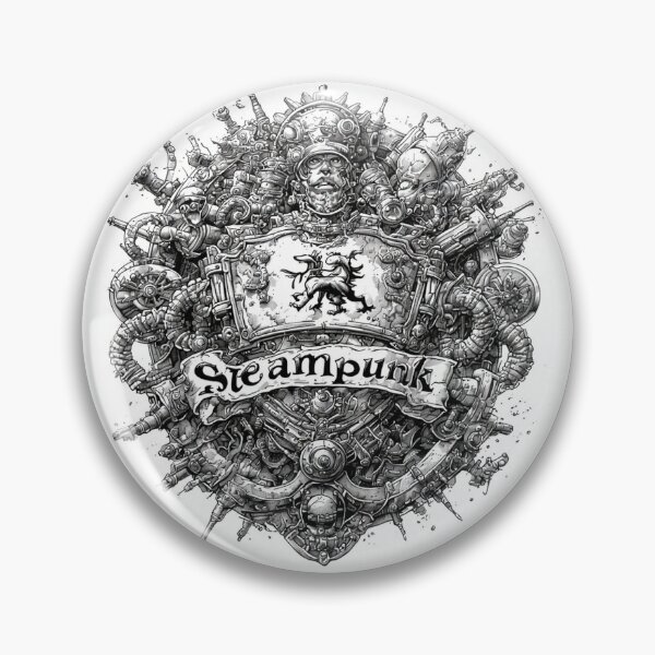 Item preview, A coat of arms with the word Steampunk written on it designed and sold by Conteceres.