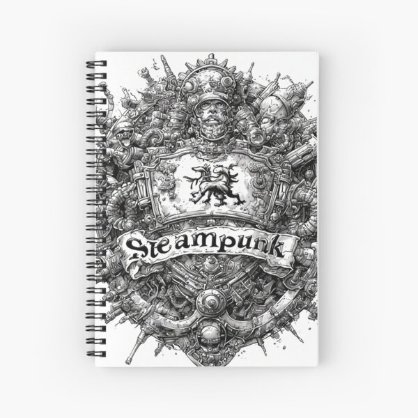 Item preview, A coat of arms with the word Steampunk written on it designed and sold by Conteceres.