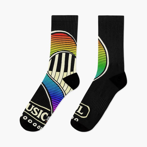 Item preview, Rainbow Piano Heart Music Is My Soul Shirt For Musicians And Music Lovers designed and sold by DrawHandArt.