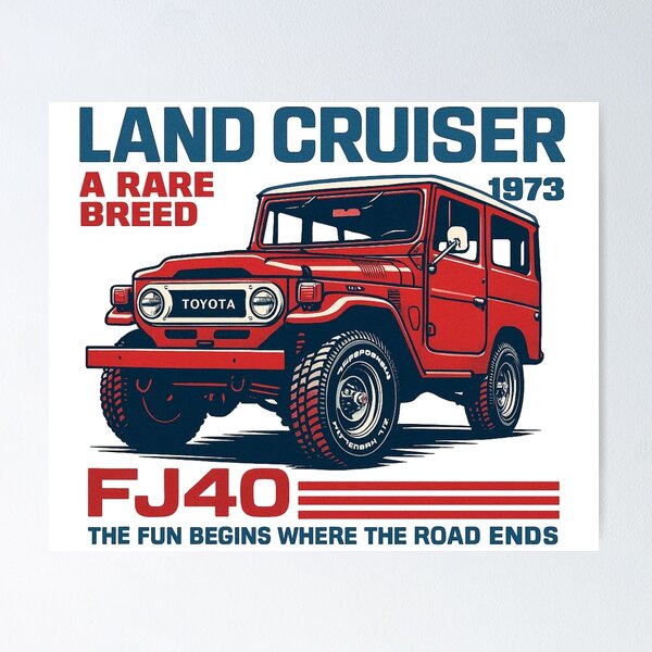 Item preview, 1973 Toyota FJ40 Land Cruiser A Rare Breed Off-Road Classic designed and sold by TheArtOfCar.