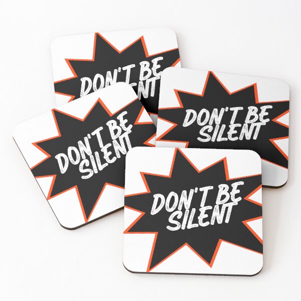 Item preview, Don't Be Silent On Black And Red designed and sold by art64.