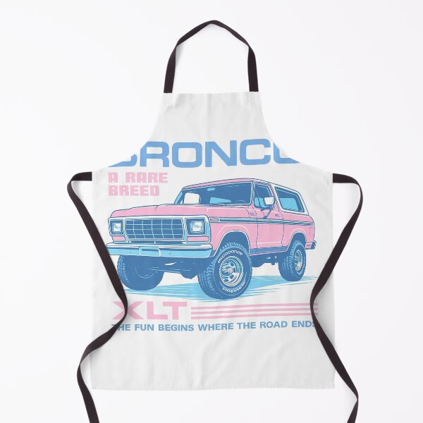 Item preview, 1978 Ford Bronco XLT Retro Off-Road Classic in Pastel Pink and Blue designed and sold by TheArtOfCar.