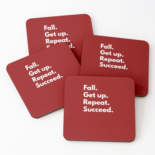 Item preview, Fall. Get up. Repeat. Succeed. designed and sold by beautyjan.