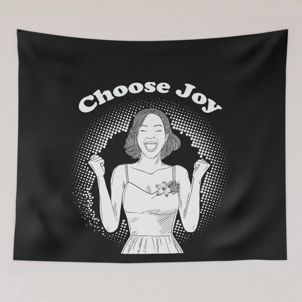 Item preview, Choose Joy - Inspirational Phrase designed and sold by Flower Magic .