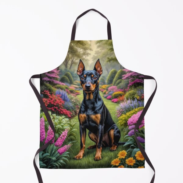 Item preview, Nala Manchester Terrier Dog Portrait Painting designed and sold by Heart and Soul Studio.