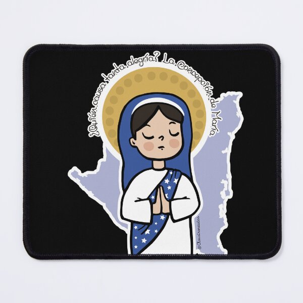 Item preview, Cartoon of the Virgin of the Immaculate Conception (Spanish) designed and sold by Claustronautas.