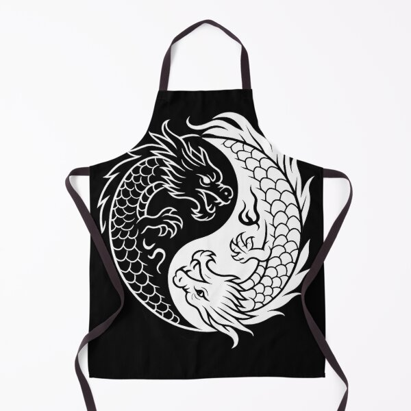 Item preview, Yin Yang Dragons – Black and White Mythical Balance designed and sold by PixelPunx.