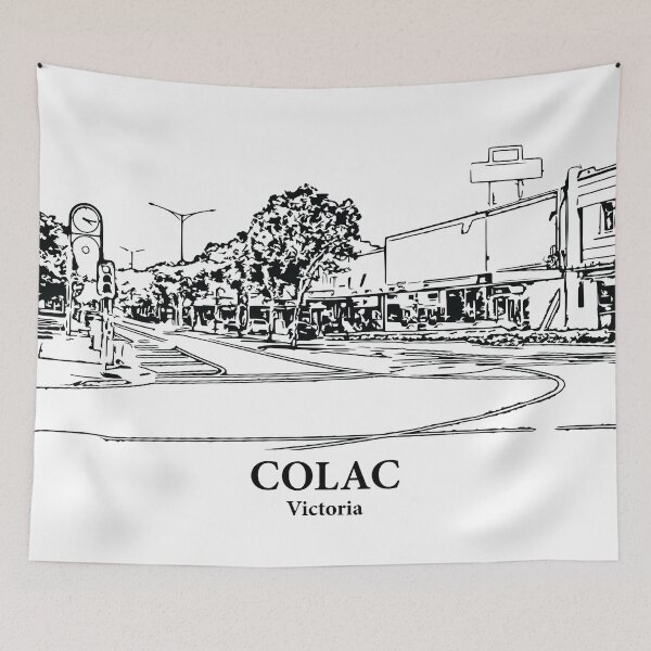 Item preview, Colac - Victoria designed and sold by Lakeric Cityscapes.