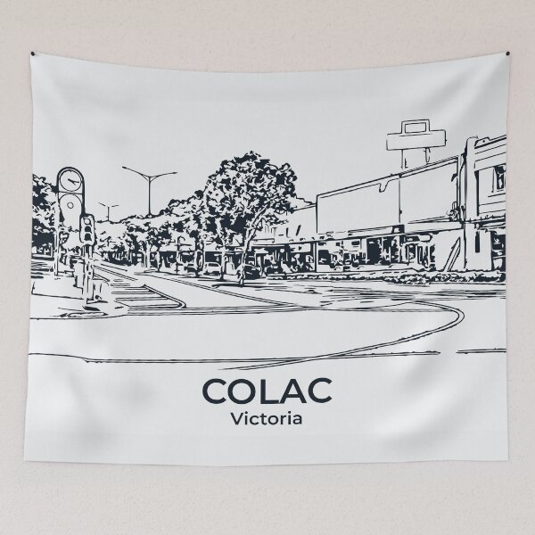 Item preview, Colac - Victoria designed and sold by Lakeric Cityscapes.