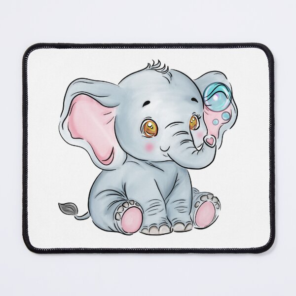 Item preview, Elephant blowing bubbles designed and sold by Etkennedy.